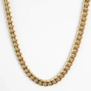 Classic Gold Cuban Link Chain - 7mm