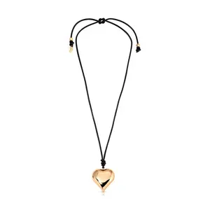 Ettika Heart Pendant w/ Adjustable Cord Necklace