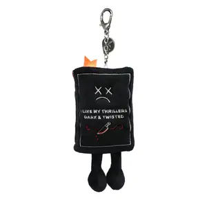 “I Like My Thrillers Dark & Twisted” Book Bag Charm