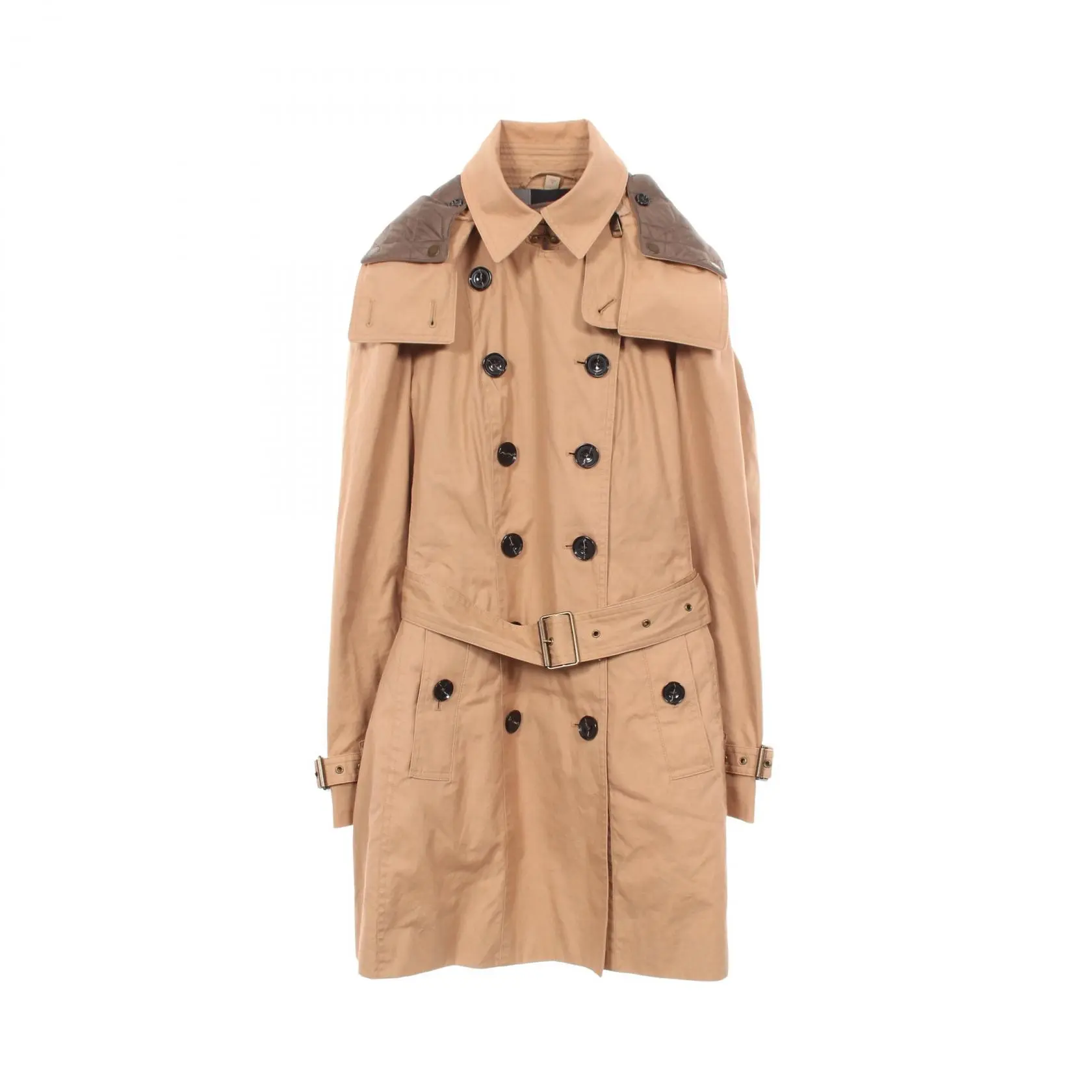 Pre-owned BURBERRY Cotton Small Leather Goods Trench Coat