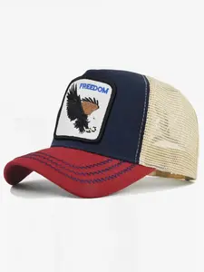 Unisex Freedom Flag Snapback Cap | Breathable Mesh Trucker Baseball Hat Adjustable Casual Wear