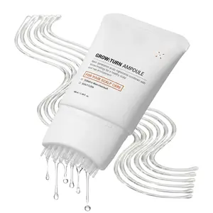 GROWTURN Hair Growth Serum with Built-in Brush, Heartleaf-Derived Exosomes to Revitalize, Scalp Massager, Korean Hair Care, 3.38 fl. oz