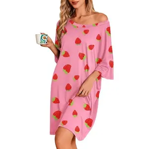 Plus Size Nightgowns for Women Oversized Sleep Shirt Short Sleeve Nightshirt Sleepwear S-XXXL Loungewear Pajama Comfy Womenswear Homewear Pjs
