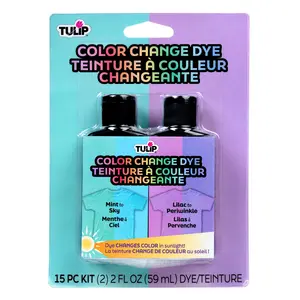 TULIP Color Change Dye Kit 2 oz. 2-Pack Mint to Sky and Lilac to Periwinkle