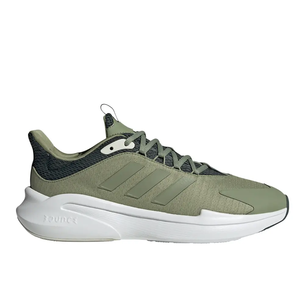 adidas Mens Alphaedge Plus Running Sneakers Shoes - Green