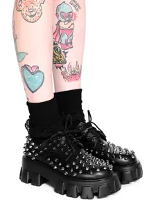 Studded Platform Oxford FOXBLOOD RESTOCKED!