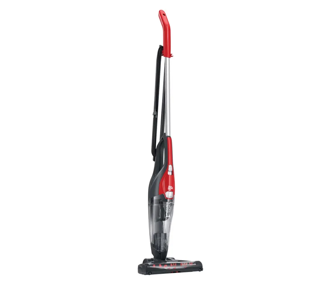 Dirt Devil Power Stick Lite 4-in-1 Corded Stick Vacuum Cleaner, for Rugs, Hard Floor, Upholstery, Lightweight, Attached Hand Vacuum, Small Spaces, SD22030