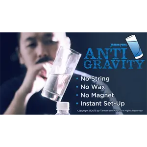 James Paul Anti Gravity Magic Trick - No String No Wax No Magnet Instant Set-Up with Online Tutorial Video