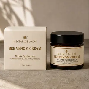 Nectar & Bloom Bee Venom Cream | Skin-tightening Formula with Manuka Honey, Shea Butter & Vitamin E
