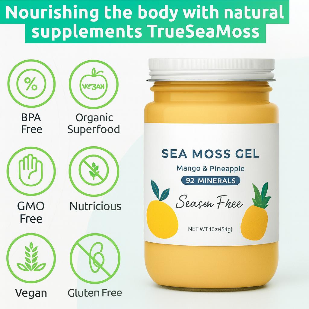 Mango & Pineapple Flavor | 92 Minerals | Organic Vegan Gluten-Free - Thumbnail 3