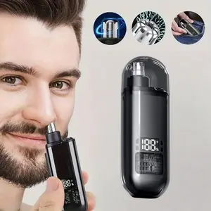 Electric Nose Hair Trimmer, Rechargeable Ear Hair Removal Tool for Men and Women, Portable Clipper, Gift for Any Special Occasion