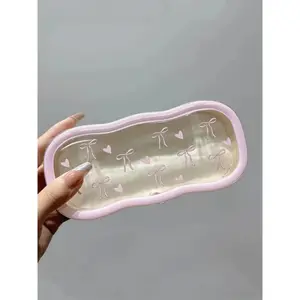 Heart & Bow Pattern Magnetic Glasses Case, Portable Sunglasses Case, Fashion Eyewear Accessories for Women & Men, Portable Sunglasses Organizer