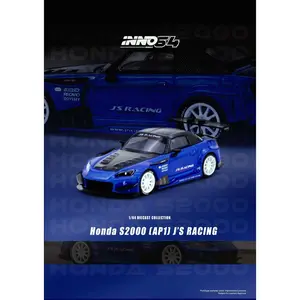 INNO64 1/64 HONDA S2000 J'S RACING Blue IN64-S2000JS-BLUE