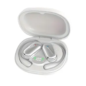 Wireless Ear Hook Sports Bluetooth-compatible Headphones V5.4, Noise Cancelling Microphone, Deep Bass, Waterproof Fitness Earbuds for Running Gym, Wireless Chargeable Headphones