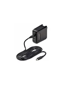 Startech 2210GCN-WALL-CHARGER 100W USB C GaN Wall Charger, Portable Foldable Plug Charging Accessory with Cable