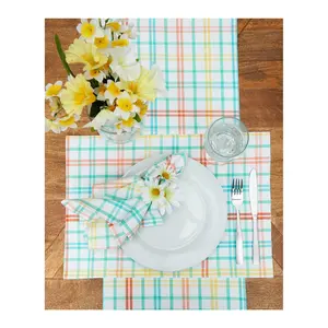 Bunny Trail Plaid Napkin, Set of 6 by Valerie