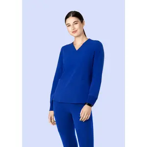 Long Sleeve 6 Pocket Top Galaxy Blue Long Sleeve 6 Pocket Top Galaxy Blue