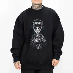 Eazy E.T. Alien For Men , Chicano Style, Chicano Clothing, Lowrider, Homies, Gangster, Mexican Clothing Sweatshirt