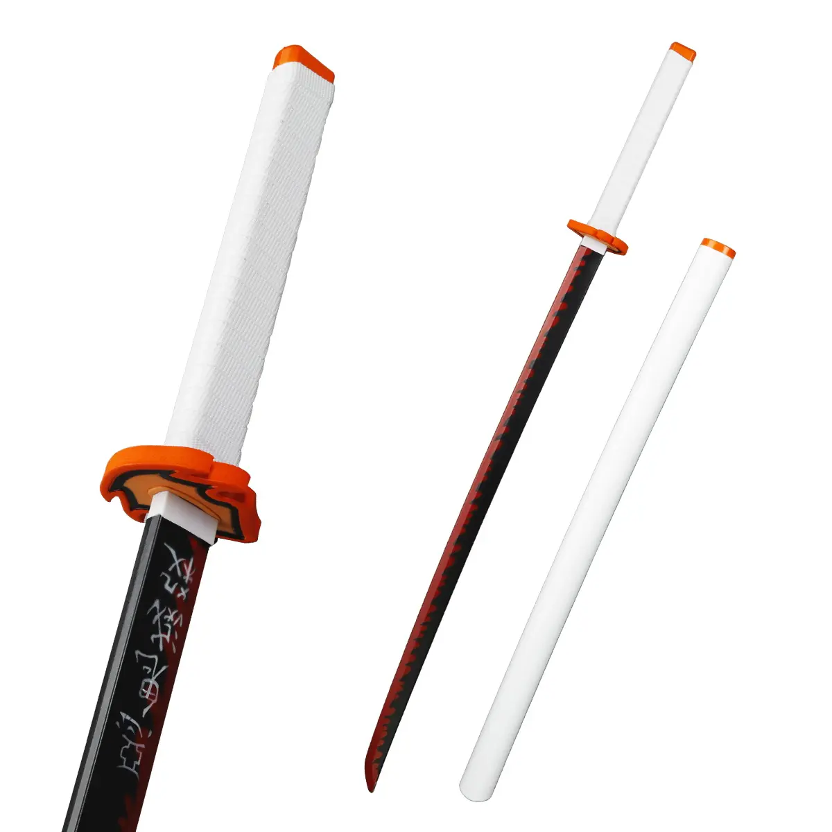 Munetoshi Rengoku 41" Foam Sword Cosplay Anime Demon Sword Scabbard Costumes Halloween