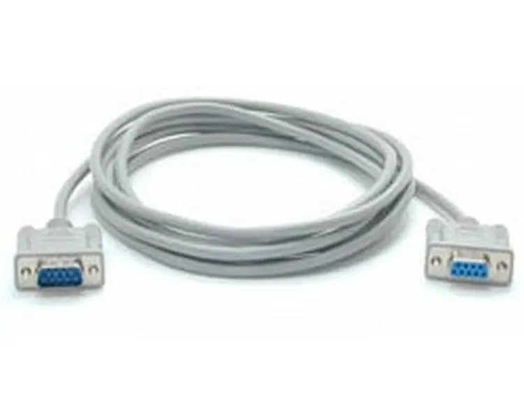 Startech Cross-Wired 9-Pin DB9 Null Modem Serial Cable - 10 ft (3.05m) Copper Cable with 9-Pin DB-9 Female-to-Male Connectors, for Printer, Lifetime Warranty
