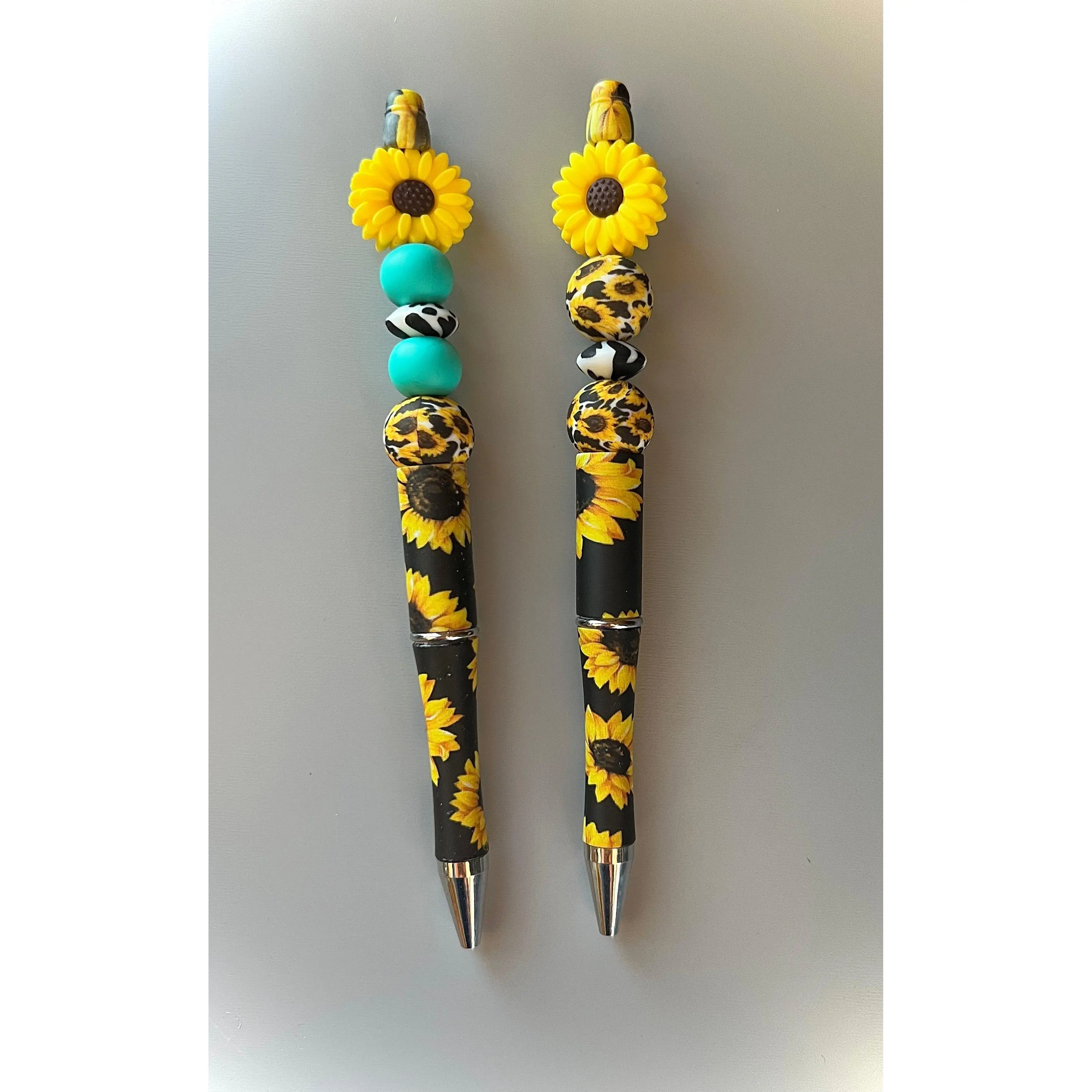 Sunflower Cow Print Pen