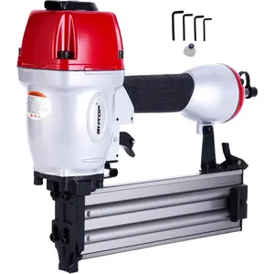 Concrete Nail Gun, 14 Gauge 5/8 Inch to 2-/2 Inch Concrete T Nailer,Pneumatic Concrete Nailer for Cabinet, Concrete, Furniture Air Powered