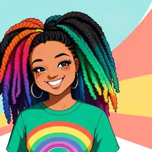 Rainbow's DIY Paradise shop logo