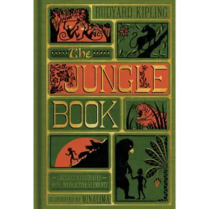 The Jungle Book (MinaLima Edition) (Illustrated with Interactive Elements) by Rudyard Kipling||MinaLima [Hardback Book]