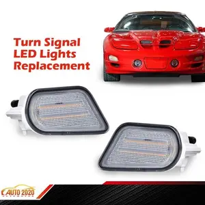 LED Turn Signal Lights Lamp Fit For 1998-2002 Pontiac Firebird Trans Am Formula