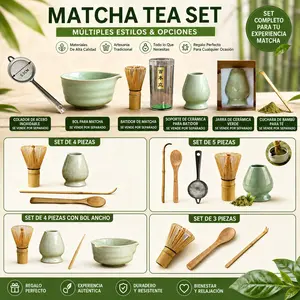Matcha Tea Making Tool Set, 1 Box Matcha Bowl & Whisk & Whisk Holder & Scoop Spoon, Tea Making Tools for Home Kitchen