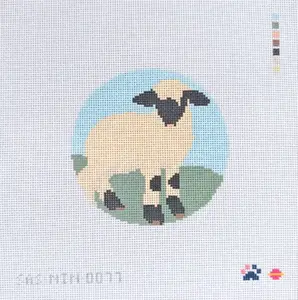 Saturnalia SAS-NIN-0077 Single Sheep Round