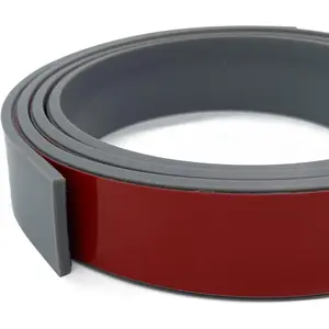 Rubber Seal Strips, Rubber Sheets, Rolls & Strips with Adhesive Backing for DIY Gaskets Material, Warehouse Sealing,  Application Weather Striping (1" Wide x 1/8" Thick x 10' Long), Gray