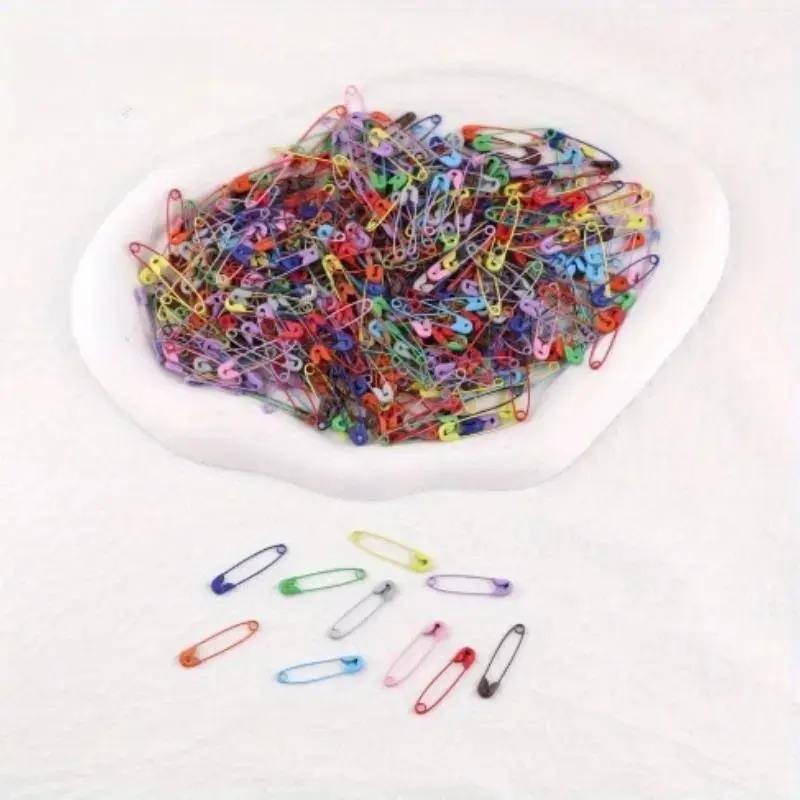 Mini Safety Pins, Box of 120, Ideal Clothing and Craft Accessories, Durable Attachments, Sewing Supplies Crafts, Sewing Tools