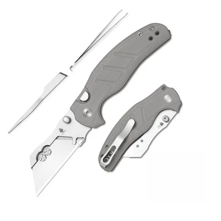 Kizer Sheepdog C01C Uti 1 5Cr15MoV G10 V3488.29JSA1, with Tweezers & Toothpicks