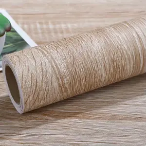 Thickened Wood Covering, Fireproof Non-Woven Edge-Sealing Paper, Ideal for Hotel Lobby & Commercial Bulk Renovation