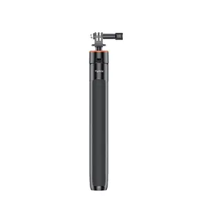 Flymile 140cm Extendable Alloy Tripod Selfie Stick Camera Mount for DJI OSMO Pocket 3, Lightweight and Portable Photography Accessories for Video Blogging Camera Stand