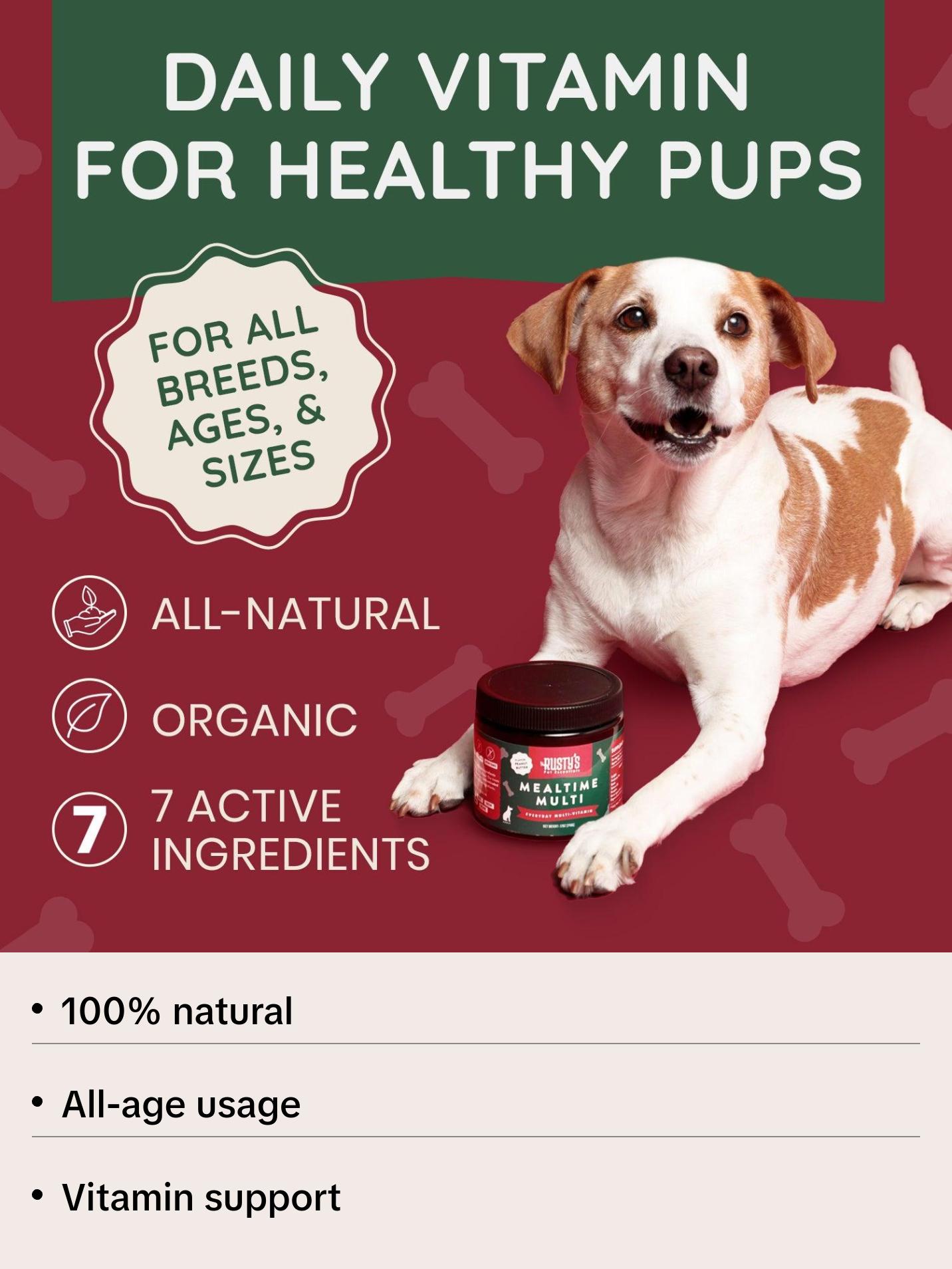 Multivitamin Chew For Dogs - Mealtime Multi