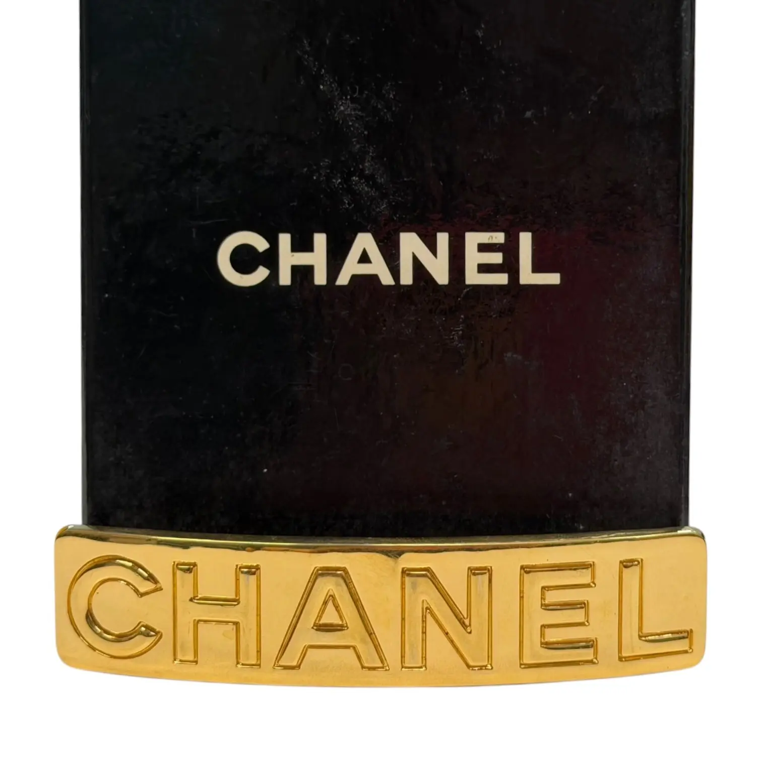 Pre-owned CHANEL Vintage Gold Barrette Hairclip