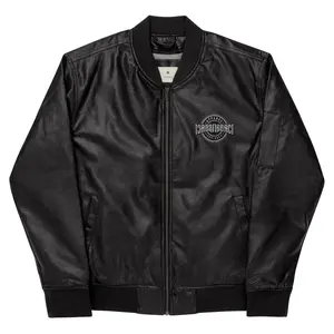 Legaci Apparel Leather Bomber Jacket