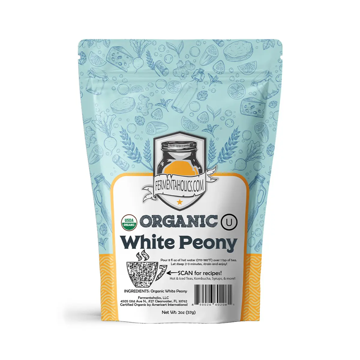 Organic White Peony – 2 oz