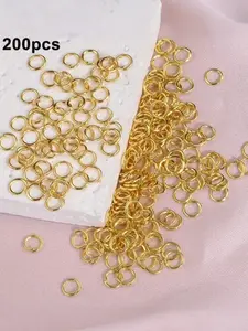 200pcs Open Jump Rings, Ideal for Jewelry Making, DIY Crafts, and Repairing Accessories, Perfect for Creative Projects, Jewelry Making Supplies