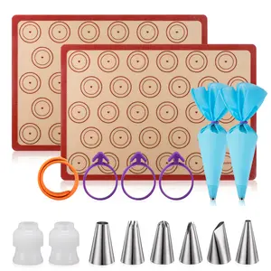 Macaron Silicone Baking Mats, Macaron Baking Kit Bakeware Utensils
