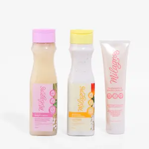 Milagros Shampoo Magic Hair, Hair Treatment Milagros Magic Hair, Milagros Treatment Nutrition and Growth (3 Pack)