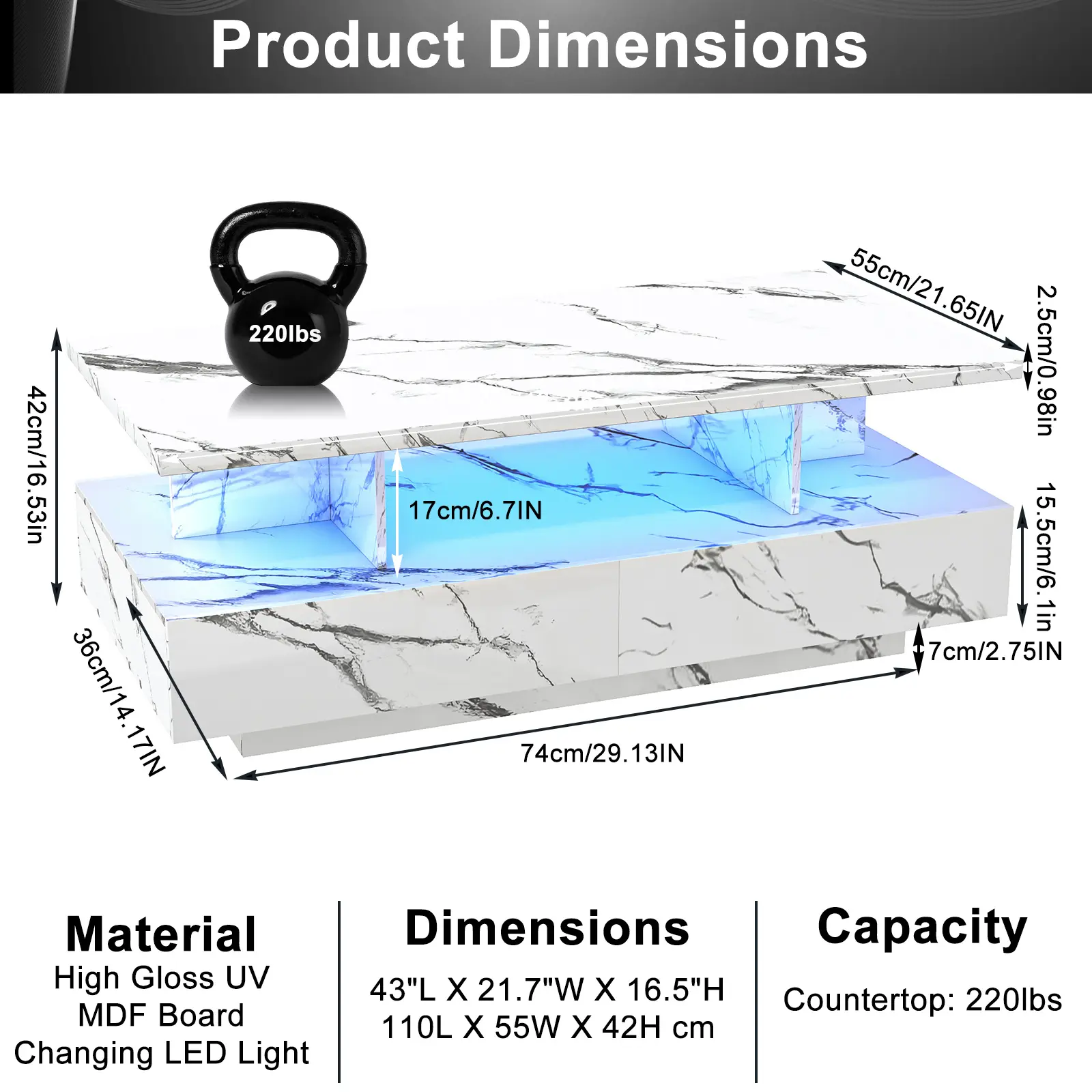 Marbling White-0503-43" 
