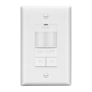 LIDER Motion Sensor Dimmer Switch, Occupancy/ Vacancy PIR Sensor, 3-Way, No Neutral Required, Wall Plate Included