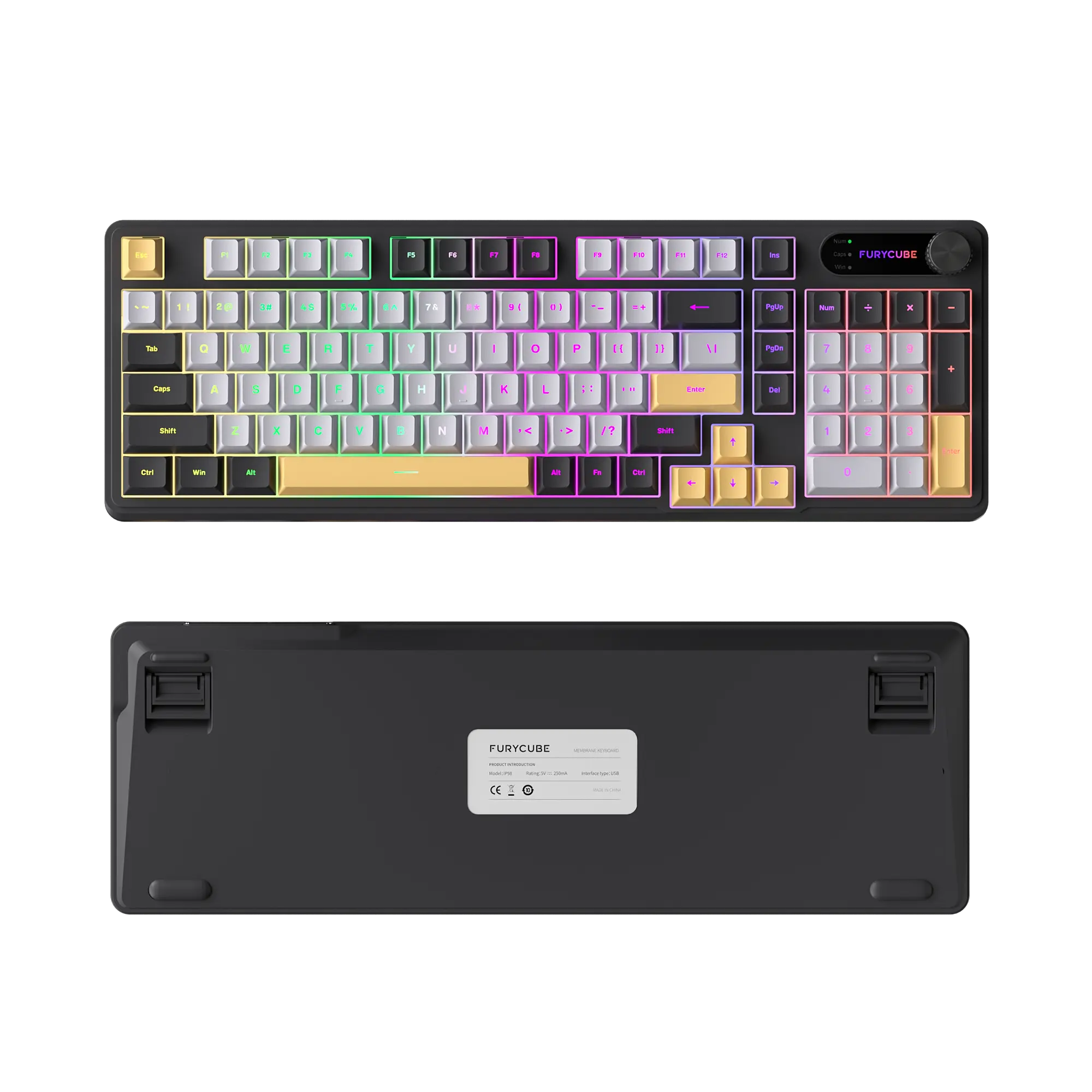 (Wired)IP98-Grey&Black