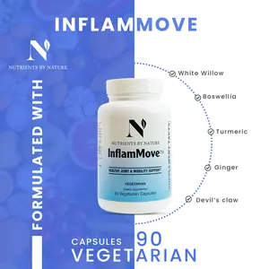 Nutrient by Nature Inflammove Healthy Joint and Mobility Support Vegetarian Dietary Supplement