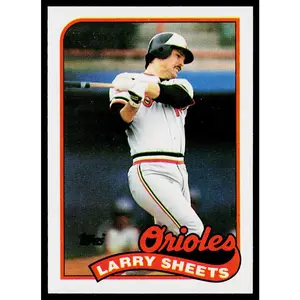 Larry Sheets 1989 Topps #98 Baltimore Orioles
