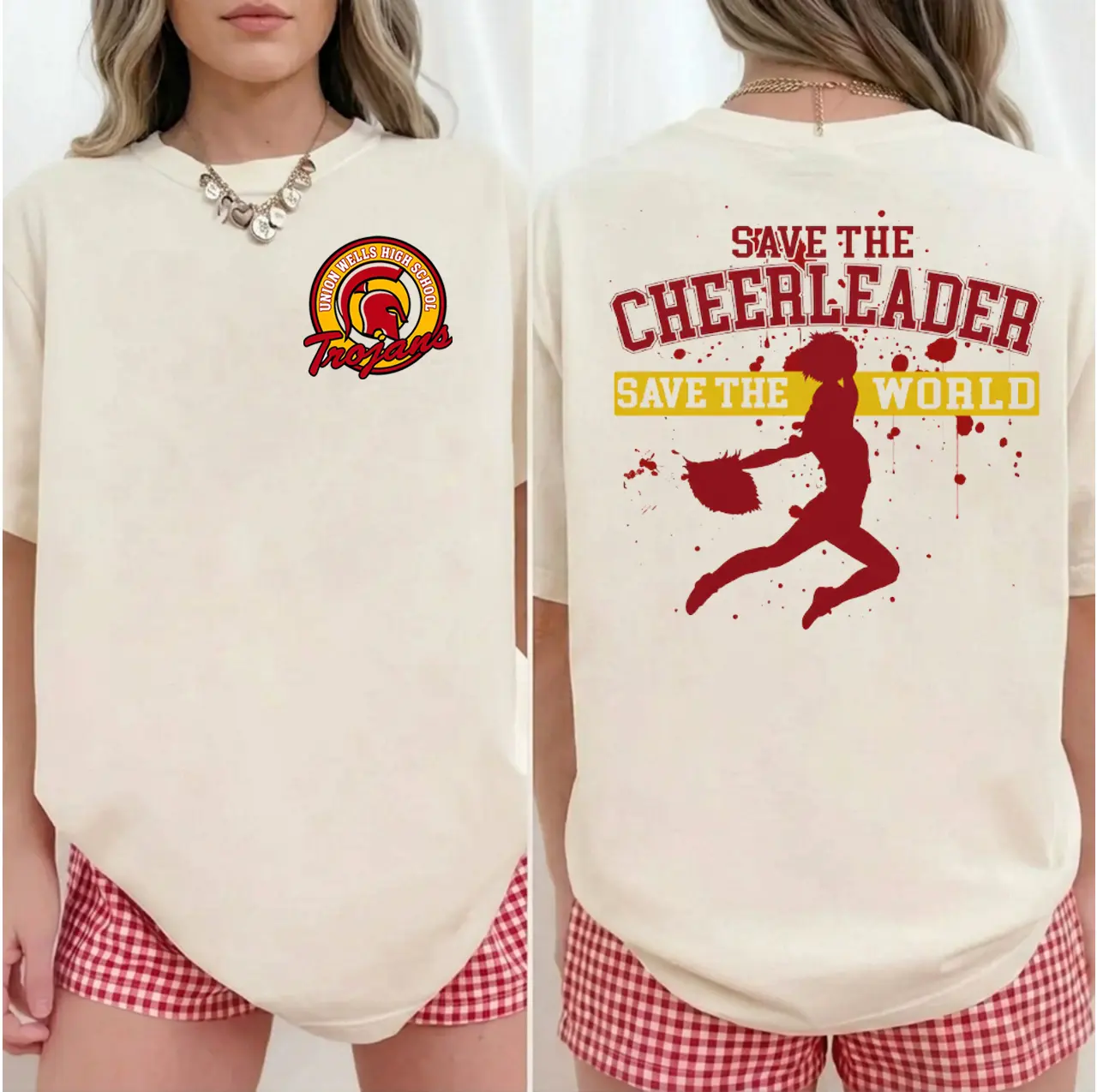 Claire Bennet Save the Cheerleader Save the World 2Sides T-Shirt, Haydden.Panetiere Memorial Tribute Shirt, Iconic TV Series Fan Gift