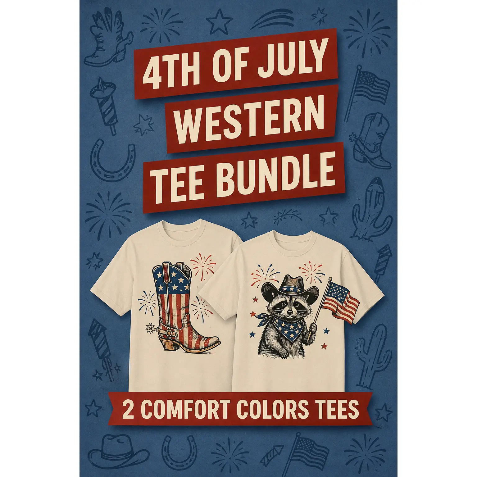 Stars, Stripes & Southern Nights Two Tee Bundle